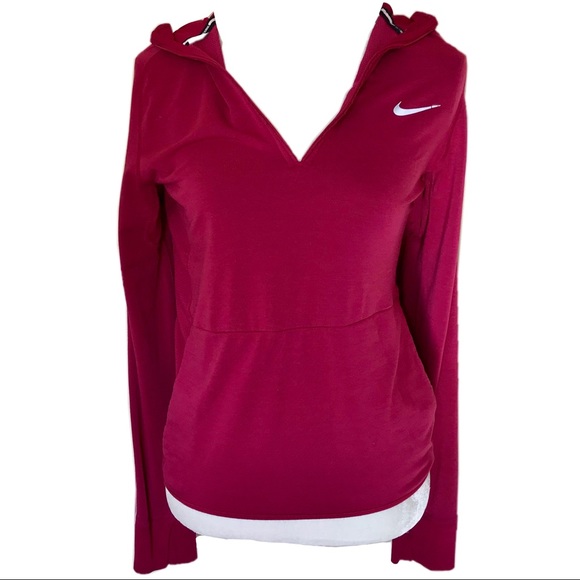 Nike Tops - 3/$15 Nike dri-fit pink hoodie